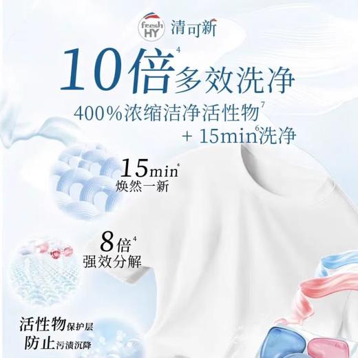 清可新6合1洗衣凝珠经典樱花12g*60粒/盒 商品图1