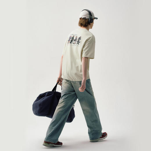 714street人物印花廓形短袖T恤 商品图4