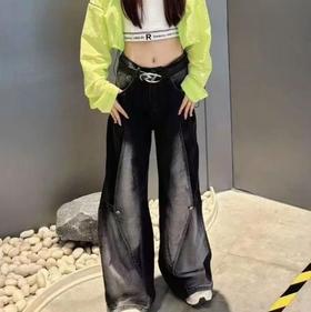 ZC水洗渐变直筒牛仔裤50325 夏季 550552330091