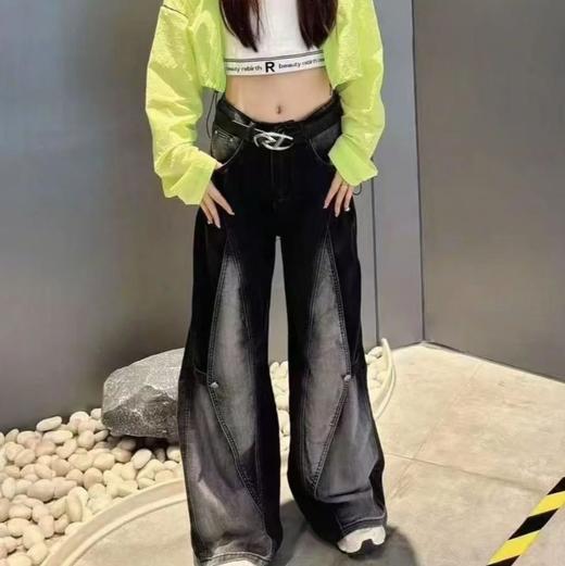 ZC水洗渐变直筒牛仔裤50325 夏季 550552330091 商品图0