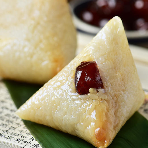 【十堰主城区包邮】益多端午有礼 红豆粽/豆沙粽/蛋黄肉粽多口味 粽子礼盒（100g*12枚） 商品图3