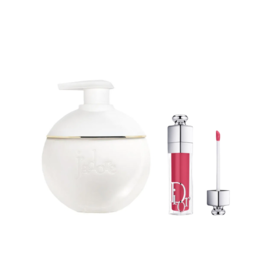 【组合】DIOR/迪奥新款身体乳200ml+魅惑丰唇蜜#037 6ml【香港直邮】