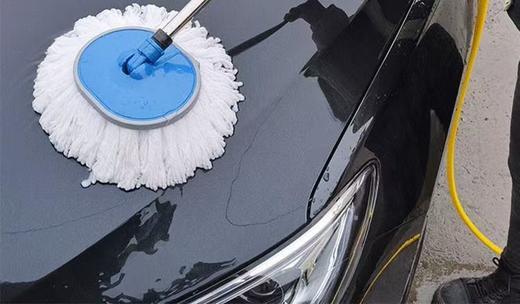水洗洗车拖把通水刷子喷水多功能软毛专用家用不伤神器擦车工具 商品图0