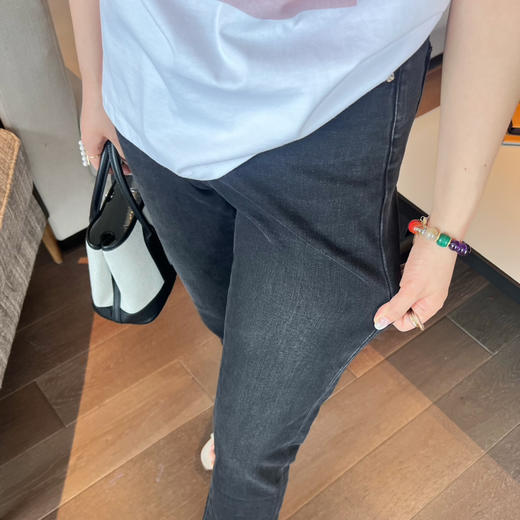 新年折扣 2504302   F牌 高腰 弹力9分 竹竿腿牛仔裤 商品图12