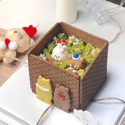 烤爱·创意生日蛋糕系列·小熊饼干盒子蛋糕·奥利奥碎脆脆片夹心覆盆子·下午茶【仅限深圳
同城配送】 商品图1
