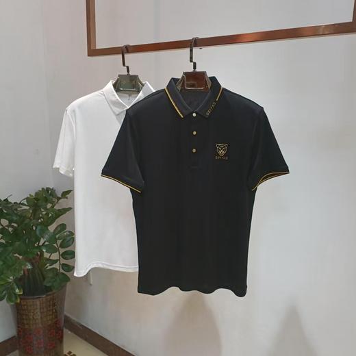 轻奢夏季翻领男套头polo衫简约休闲薄款上衣   FL-3040* 商品图0
