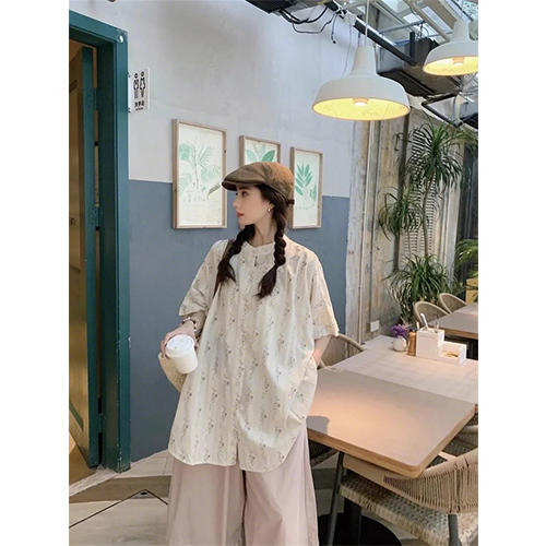 裁缝学苑AQ456法式复古中长款短袖衬衫花边阔腿裤两件套纸样女装套装样板图纸 商品图5