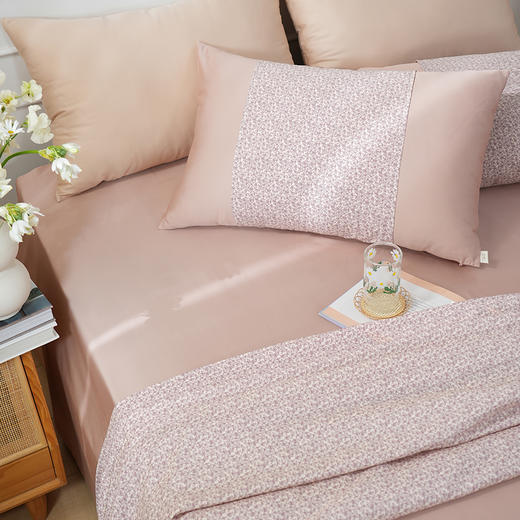 莫兰迪色系列床单睡单枕套纯棉100全棉单人双人高级感四季通用睡单枕套 商品图1