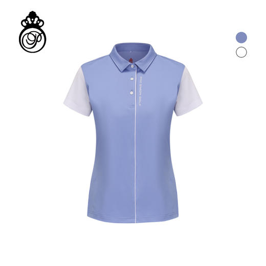 BOS-301A(PROSIMON高尔夫春夏女款拼接短袖Polo衫) 商品图0