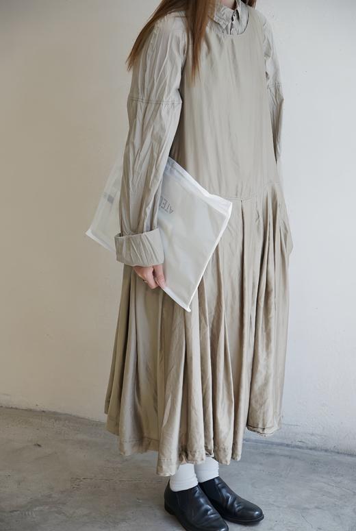 ALBUM DI FAMIGLIA 丝棉混纺无袖百褶背心连衣裙 商品图7