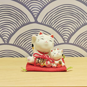 【旬彩】 日本进口药师窑招财猫摆件