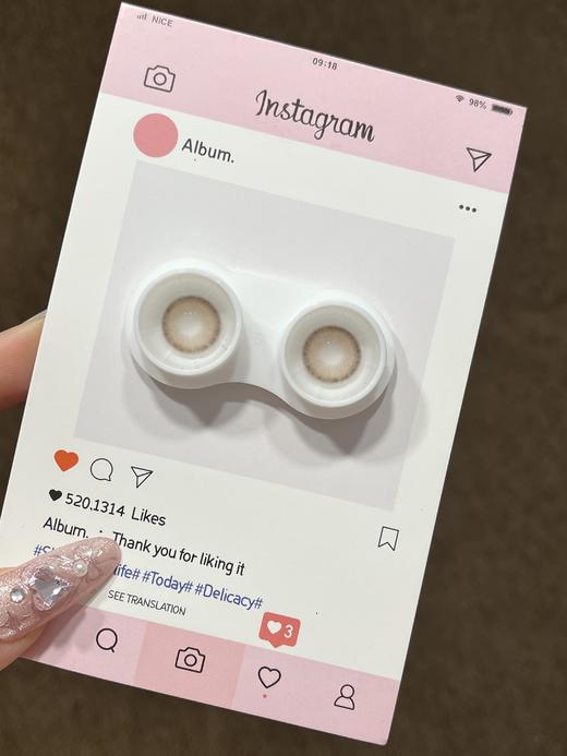 KiraFairy半年抛 Lips Brown--太妃奶栗 商品图11