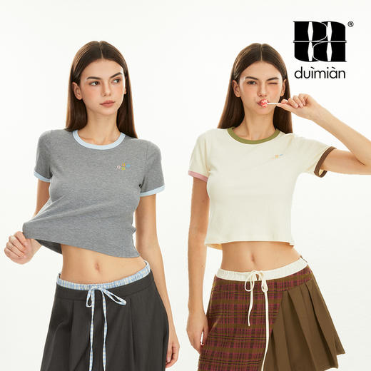 对面duimian-星星短袖圆领正肩 商品图3