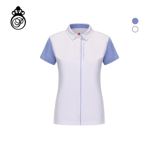 BOS-301B(PROSIMON高尔夫春夏女款拼接短袖Polo衫) 商品图0