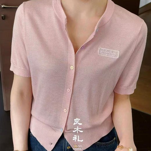 良木礼羊毛开衫短T（93066） 商品图0