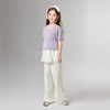 笛莎Deesha 童装女童裤子2025夏新款女童芭蕾风蝴蝶结阔腿裤 商品缩略图2