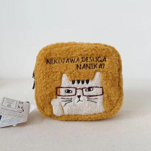 刺绣猫咪方形小包 商品图0