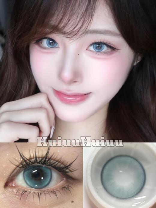 <月抛中直径>KIKICON-青梅奶酥 蓝-14.2mm【月抛 0-1000度 含525/575】 商品图0