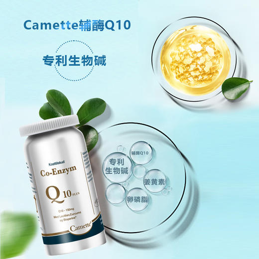 丹麦Camette凯麦特辅酶Q10-90粒/瓶 商品图2