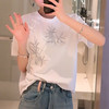 雀说国风刺绣T恤女圆领高级感漂亮上衣女韩版通勤宽松AL4052 商品缩略图2