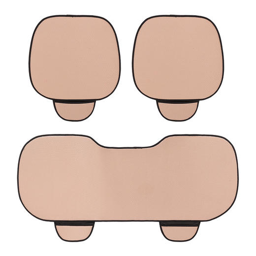新款工厂代发夏季汽车坐垫冰丝三件套汽车座垫批发单片无靠背凉垫 商品图4