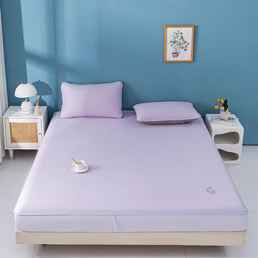 多喜爱 凉豆豆笠围三件套- 海星漫步/海之韵味/海豚精灵/海浪沙滩【精美绣花】 【可水洗机洗】【柔软可折叠】【凉感值0.28】【全方位包裹】 凉席子A类标准 有效抗菌 3D立体凉豆豆 商品图7