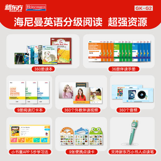 【GK/G1/G2可选】启蒙初级套装  海尼曼英语分级阅读 商品图4