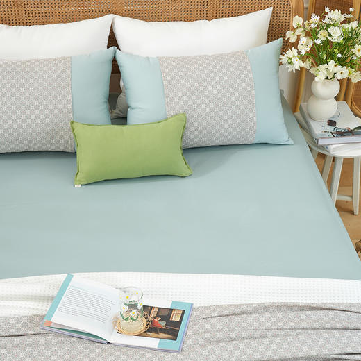 莫兰迪浅色系床单单件纯棉100全棉单人双人高级感四季通用睡单枕套 商品图1