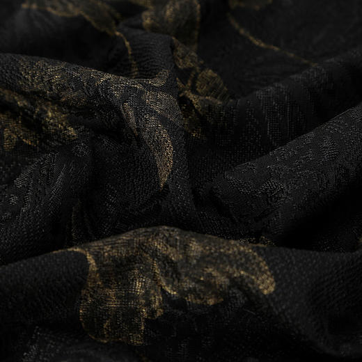 QF81925新款优雅暗花纹线条流畅撞色镶边盘扣短袖旗袍连衣裙 商品图8