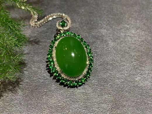 【御珠宫坊】金镶碧玉吊坠 商品图1