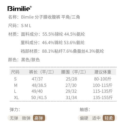 【分子膜收腹裤】定制科技呼吸网孔塑形！收腹提臀，桑蚕丝底档，7A抗菌面料！双面排湿吸汗，保持干燥舒爽！三角/平角可选！ 商品图5