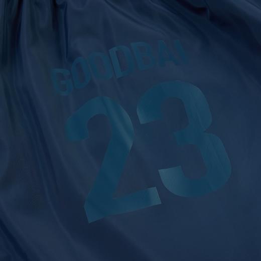 GOODBAI 23编号logo印花侧面织带抽绳阔腿休闲长裤 商品图4