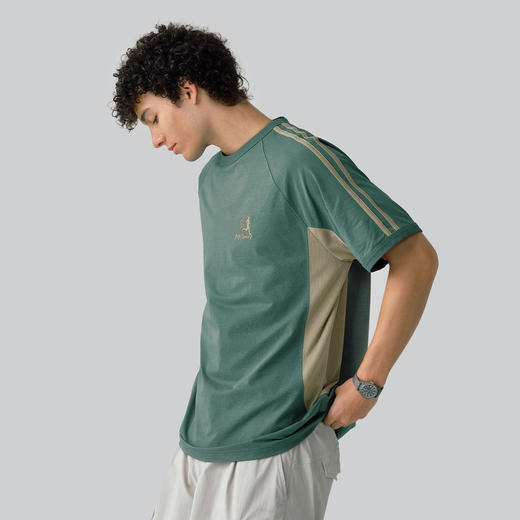 714street跑步拼接撞色插肩短袖T恤 商品图3