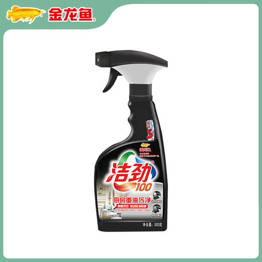 洁劲100松木草本&除菌厨房重油污净3倍除油500G 商品图2