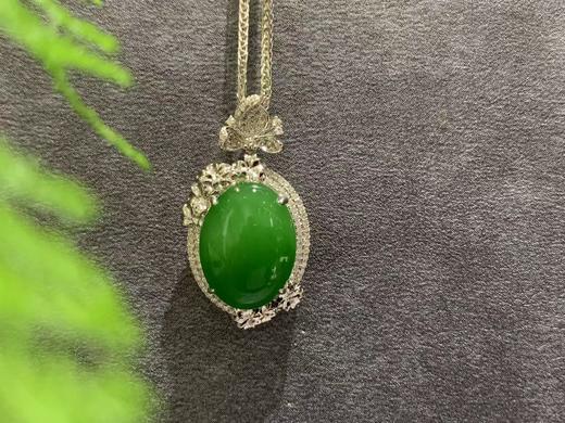 【御珠宫坊】金镶碧玉吊坠 商品图3