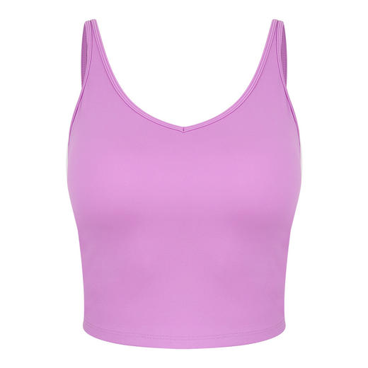 跃牌【周游世界系列】春夏新款固定杯运动内衣高弹塑形透气普拉提训练健身服BR1618 商品图4