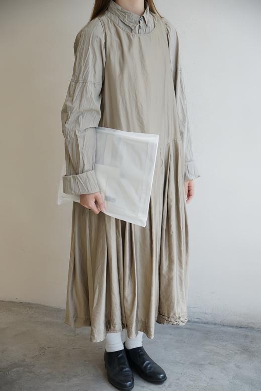 ALBUM DI FAMIGLIA 丝棉混纺无袖百褶背心连衣裙 商品图3