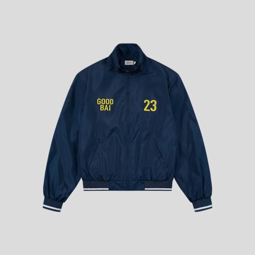 GOODBAI 粗体23 logo撞色印花翻领拉链外套 商品图3