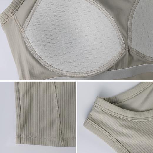 【优选 LAHN】一体固定杯外穿高强度防震瑜伽背心WM035 商品图3