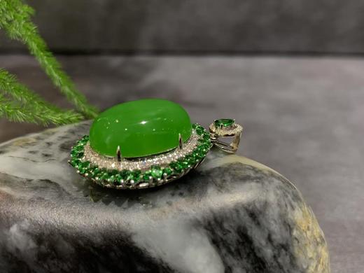 【御珠宫坊】金镶碧玉吊坠 商品图5