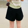奢姿大码女装2025夏季西装A字宽松阔腿裤胖妹妹时尚百搭休闲短裤9952553244 商品缩略图3