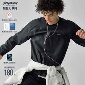 714street轻薄透气速干衣防晒长袖T恤男春夏打底衫训练服运动上衣