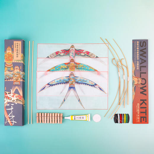 自然造物平衡燕子手工diy玩具益智ins空中装饰六一儿童节礼物环创 商品图5