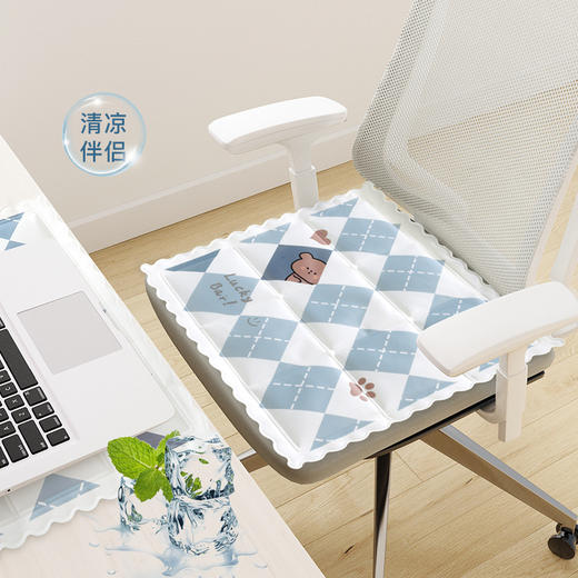 夏季清凉坐垫办公室久坐透气凉垫夏季屁垫竹垫榻榻米椅子屁股椅垫 商品图0