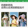 KK树儿童防晒帽防紫外线遮阳帽宝宝夏季男童女孩大帽檐空顶太阳帽云朵呼吸防晒帽 商品缩略图3