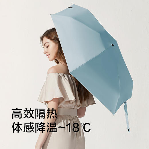 蕉下口袋系列五折伞-静谧蓝-防晒系列】LYX 商品图1