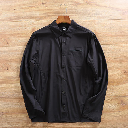 高端！薄如蝉翼！2025凉感透气春夏男士户外休闲翻领长袖衬衫！ 商品图1