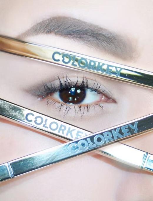 🔥野生眉神器！精致小金筷颜值爆表～ 精选色粉一笔成型，防水防汗不结块 三角切面精准勾勒根根分明的毛流感 自带螺旋刷晕染超自然！ 【Colorkey珂拉琪 立体廓型素描眉笔】 商品图3