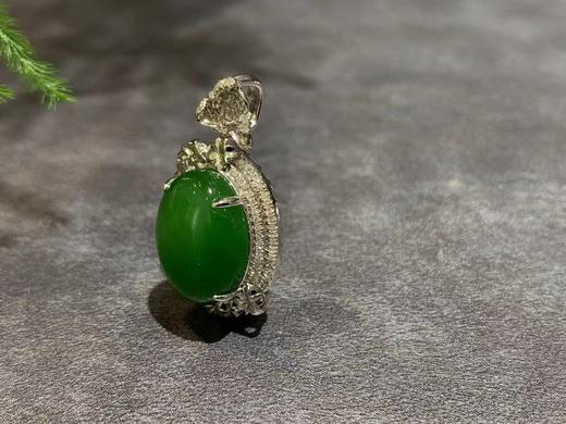 【御珠宫坊】金镶碧玉吊坠 商品图5