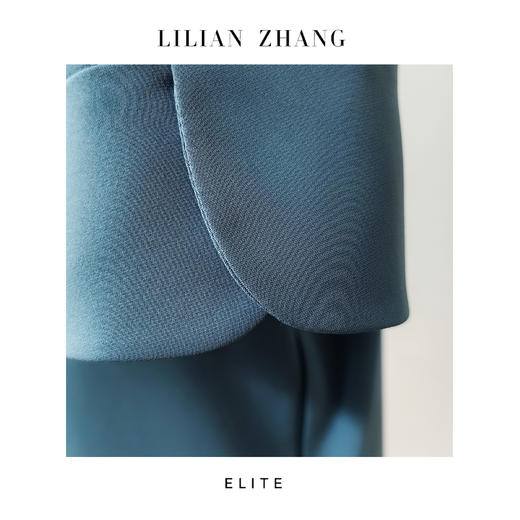 E-定制 ——“简约都市风”——简逸雅韵———绿松石复古连衣裙 2501026 商品图2